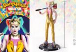 NOBLE COLLECTION - DC - BENDYFIGS - HARLEY QUINN WITH MALLET (BIRDS OF PREY) FIGURA