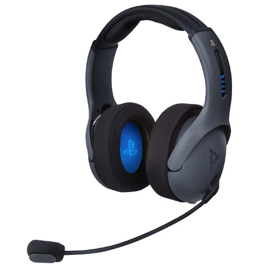 Brezžične slušalke PDP LVL50 Chat Headset za PS4/PS5 sive barve