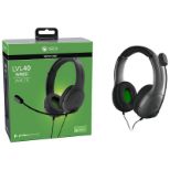 Slušalke PDP LVL40 Chat Stereo Headset za XBOX One črne barve