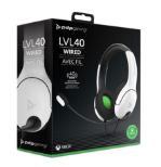 Slušalke PDP LVL40 Chat Headset za XBOX bele barve