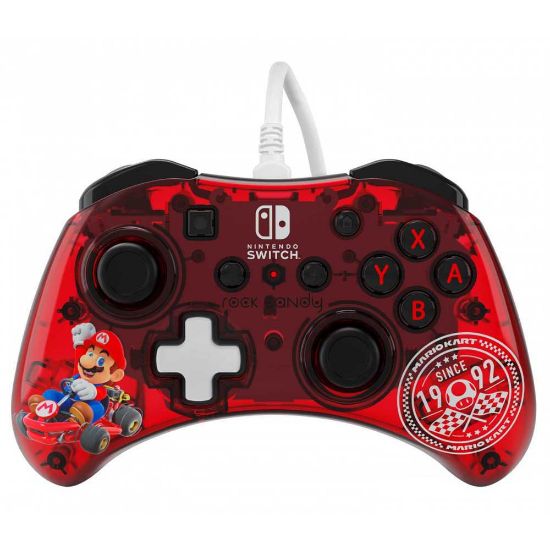 PDP NINTENDO SWITCH WIRED CONTROLLER ROCK CANDY MINI - MARIO KART