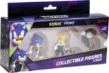 P.M.I. SONIC PRIME- 3 PACK STAMPER FIGURE