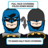 Pyramid BATMAN (TORSO) TUBULAR FACE COVERING maska