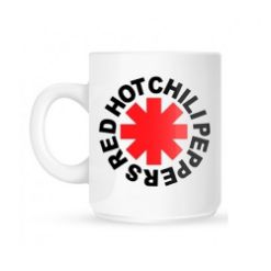 PYRAMID Red Hot Chili Peppers logo white skodelica