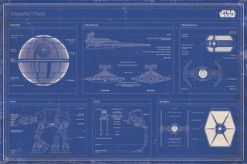 Pyramid STAR WARS - IMPERIAL FLEET BLUEPRINT MAXI plakat