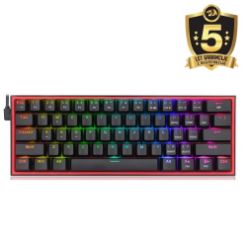 REDRAGON FIZZ RAINBOW K617 MEHANSKA TIPKOVNICA - RDEČA STIKALA