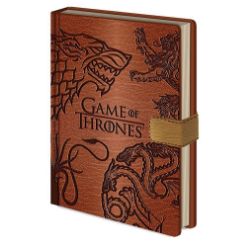 GAME OF THRONES (SIGILS) A5 PREMIUM BELEŽNICA PYRAMID