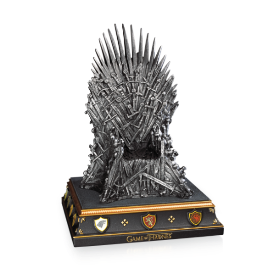 NOBLE COLLECTION - GAME OF THRONES - IRON THRONE BOOKEND