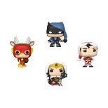 FUNKO POCKET POP: DC HOLIDAY - TREE HOLIDAY BOX 4-PACK