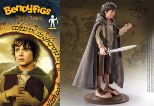 NOBLE COLLECTION - LORD OF THE RINGS - BENDYFIGS - FRODO BAGGINS FIGURA