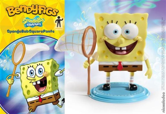 NOBLE COLLECTION - NICKELODEON - BENDYFIGS - SPONGEBOB SQUAREPANTS FIGURA