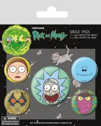 Pyramid RICK AND MORTY (HEADS) set priponk