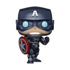 FUNKO POP MARVEL: AVENGERS GAMEVERSE - CAPTAIN AMERICA (STARK TECH SUIT)