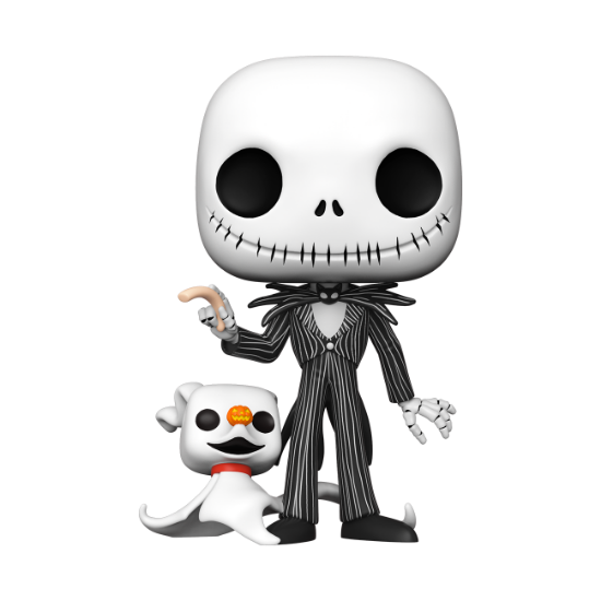 FUNKO POP DISNEY: NIGHTMARE BEFORE CHRISTMAS - 10" JACK W/ZERO