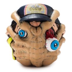 "KIDROBOT 4"" MADBALL FOAM BALL FACEHUGGER"