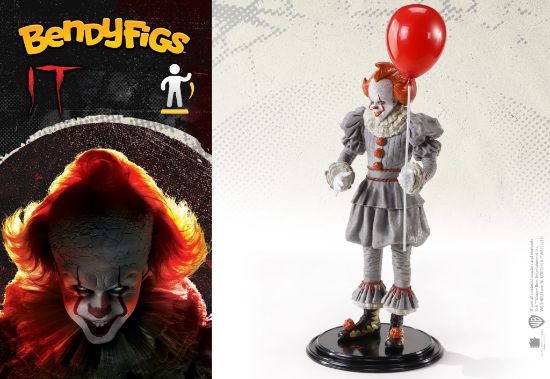 NOBLE COLLECTION - IT - BENDYFIGS - PENNYWISE FIGURICA