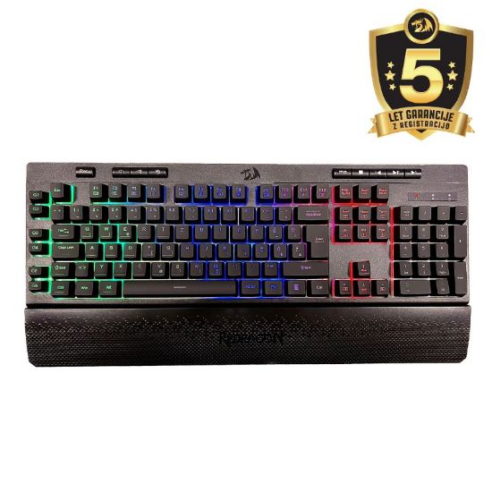 REDRAGON SHIVA K512 RGB TIPKOVNICA S ŠUMNIKI, ČRNA