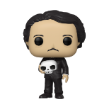 FUNKO POP ICONS: EDGAR ALLAN POE W/ SKULL