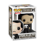 FUNKO POP ICONS: EDGAR ALLAN POE W/ SKULL