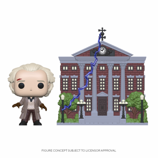 FUNKO POP TOWN: BTTF- DOC W/ CLOCK TOWER