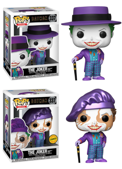 FUNKO POP! HEROES BATMAN 1989 JOKER WITH HAT