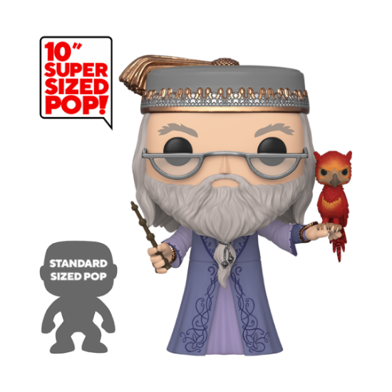 FUNKO POP HP: HARRY POTTER - 10" DUMBLEDORE W/FAWKES