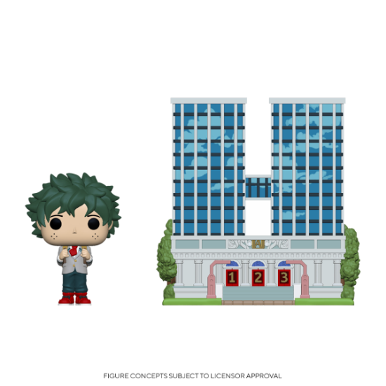 FUNKO POP TOWN: MY HERO ACADEMIA - U.A. HIGH SCHOOL W/ DEKU IN UNIFORM