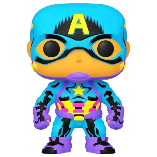 FUNKO POP: MARVEL - BLACK LIGHT - CAPTAIN AMERICA (LIMITED AVAILABILITY)