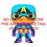 FUNKO POP: MARVEL - BLACK LIGHT - CAPTAIN AMERICA (LIMITED AVAILABILITY)