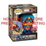 FUNKO POP: MARVEL - BLACK LIGHT - CAPTAIN AMERICA (LIMITED AVAILABILITY)