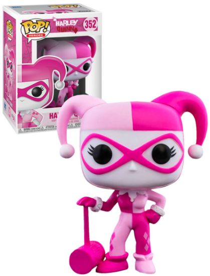 FUNKO POP BREAST CANCER AWARENESS - HARLEY QUINN