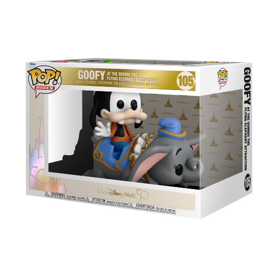 FUNKO POP RIDES SUPER DELUXE: DISNEY - DUMBO W/GOOFY