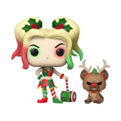 FUNKO POP HEROES: DC HOLIDAY - HARLEY QUINN W/HELPER