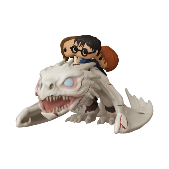 FUNKO POP RIDES: HARRY POTTER - DRAGON W/ HARRY. RON. & HERMIONE