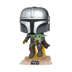 FUNKO POP: STAR WARS - MANDALORIAN - MANDO FLYING W/JET PACK