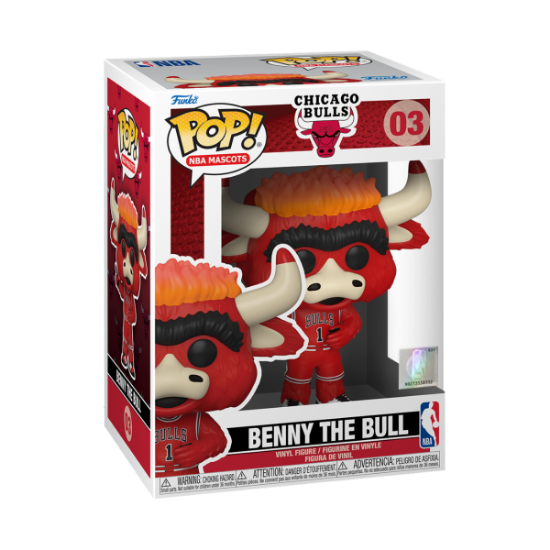 FUNKO POP NBA: MASCOTS- CHICAGO- BENNY THE BULL