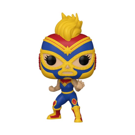 FUNKO POP MARVEL: LUCHA LIBRE - CAPTAIN MARVEL