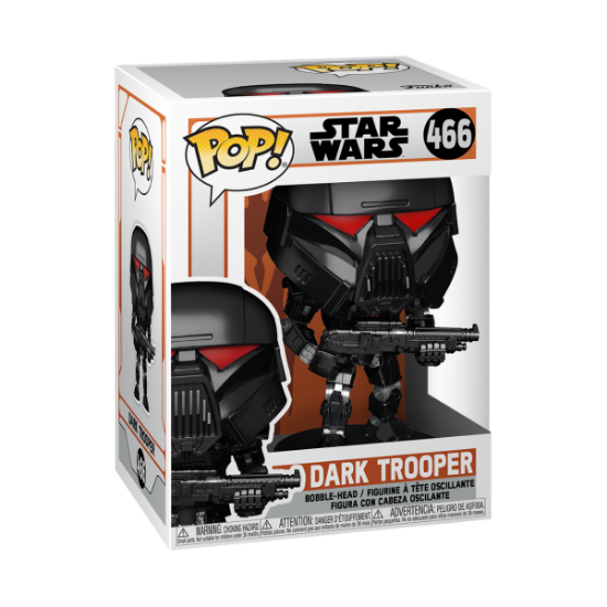 FUNKO POP STAR WARS: MANDALORIAN - DARK TROOPER (BATTLE)