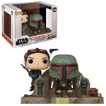 FUNKO POP MOMENT: MANDALORIAN - BOBA FETT & FENNEC SHAND