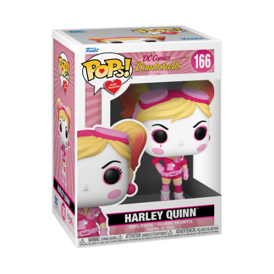 FUNKO POP BREAST CANCER AWARENESS: BOMBSHELL - HARLEY