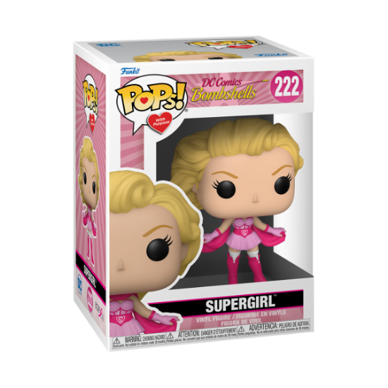 FUNKO POP BREAST CANCER AWARENESS: BOMBSHELL - SUPERGIRL