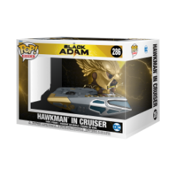 FUNKO POP RIDES SUPER DELUXE: BLACK ADAM - HAWKMAN IN CRUISER