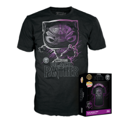 FUNKO POP TEE: MARVEL - BLACK PANTHER