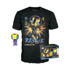 FUNKO POP & TEE: MARVEL BLACKLIGHT - RESCUE