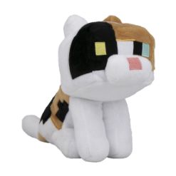 MINECRAFT HAPPY EXPLORER CALICO CAT PLIŠ