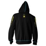 JINX CYBERPUNK 2077 LASER LOGO PULLOVER HOODIE ČRN S