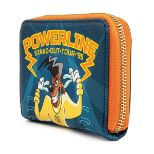 LOUNGEFLY DISNEY GOOFY MOVIE POWERLINE ALL ACCESS PASS ZIP AROUND DENARNICA