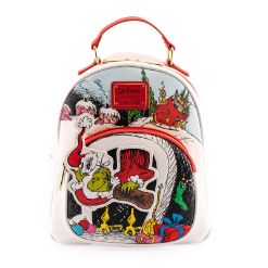 LOUNGEFLY DR. SEUSS THE GRINCH CHIMNEY THIEF MINI BACKPACK NAHRBTNIK