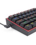 REDRAGON FIZZ RAINBOW K617 MEHANSKA TIPKOVNICA - RDEČA STIKALA