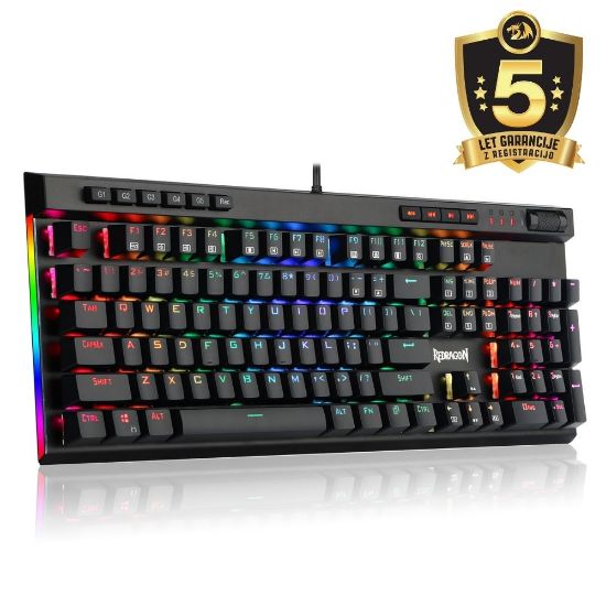 REDRAGON VATA K580 RGB GAMING MEHANIČNA ŽIČNA TIPKOVNICA